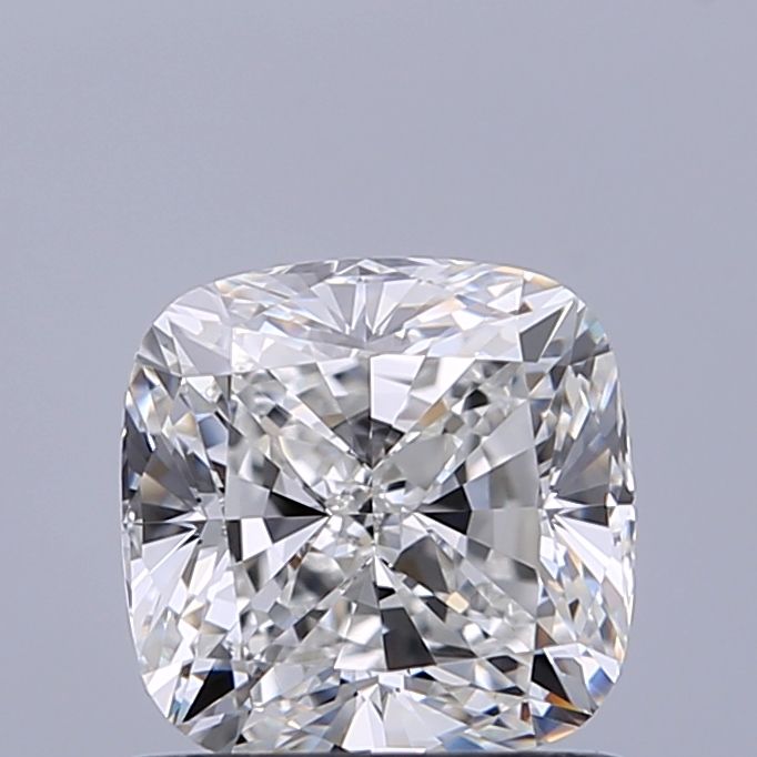 Diamante Taglio Cushion Brillante 0.91ct EX/EX F VVS1 - GIA - 5.47x5.44x3.69mm