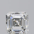 Diamante Naturale Taglio Asscher 0.71ct EX/EX I VVS1 - GIA - 4.9x4.83x3.29mm