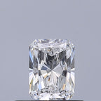 Diamante Naturale Taglio Radiant 0.41ct EX/EX D IF - GIA - 5.1x3.7x2.47mm