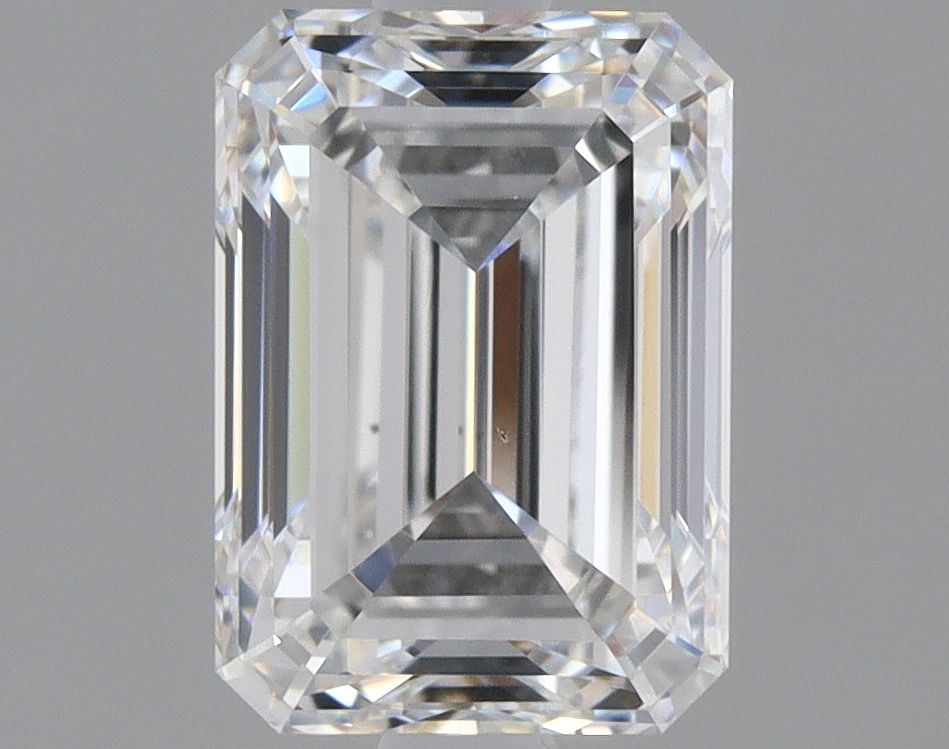 Diamante Naturale Taglio Smeraldo 1.53ct EX/VG F VS2 - GIA - 7.49x5.35x3.74mm