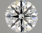 Diamante Naturale Taglio Brillante 1ct 3EX F VVS2 - GIA - 6.37x6.32x3.98mm