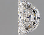 Diamante Naturale Taglio Mezzaluna 0.9ct EX/EX F VS1 - GIA - 7.31x4.8x3.17mm