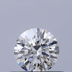 Diamante Naturale Taglio Brillante 0.42ct 3EX G VS2 - GIA - 4.77x4.79x2.97mm