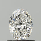 Diamante Naturale Taglio Ovale 0.61ct VG/EX E VVS2 - GIA - 6.56x4.68x3.0mm