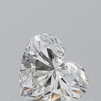 Diamante Naturale Taglio Cuore 0.5ct EX/VG I VVS1 - GIA - 4.82x5.59x3.29mm