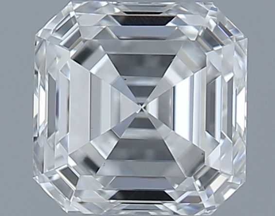 Diamante Naturale Taglio Asscher 0.5ct VG/EX F VS1 - GIA - 4.31x4.29x2.93mm