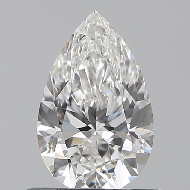 Diamante Naturale Taglio Goccia 0.56ct EX/EX F VVS2 - GIA - 7.32x4.63x2.85mm