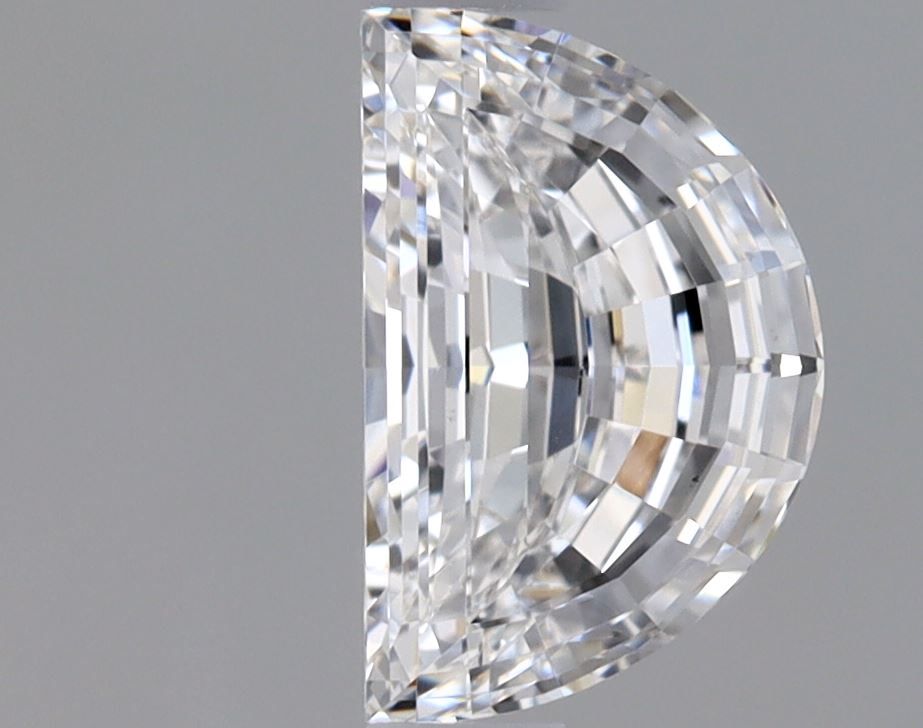 Diamante Naturale Taglio Mezzaluna 0.74ct EX/EX F VS1 - GIA - 7.06x4.53x2.89mm