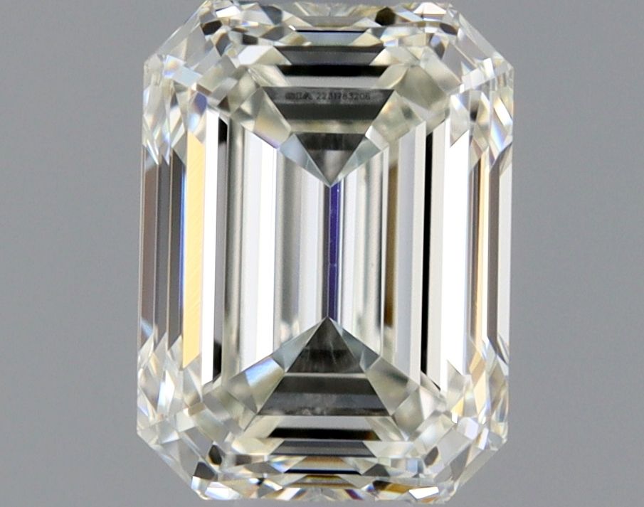 Diamante Naturale Taglio Smeraldo 0.5ct VG/VG J VVS2 - GIA - 5.07x3.75x2.63mm