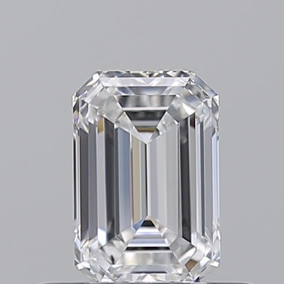 Diamante Naturale Taglio Smeraldo 0.52ct EX/EX E VVS1 - GIA - 5.62x3.76x2.5mm