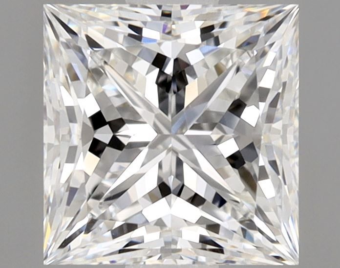 Diamante Naturale Taglio Princess 1.01ct EX/EX F VS1 - GIA - 5.47x5.38x3.95mm