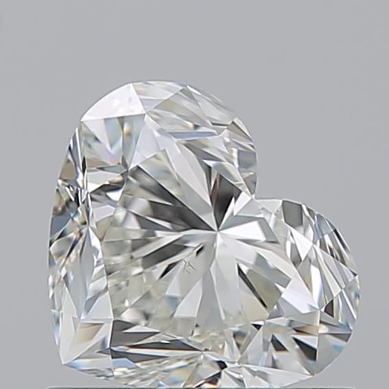 Diamante Naturale Taglio Cuore 0.91ct VG/EX J VS1 - GIA - 5.58x6.61x4.12mm