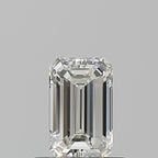 Diamante Naturale Taglio Smeraldo 0.55ct VG/VG J VVS1 - GIA - 6.11x3.8x2.5mm