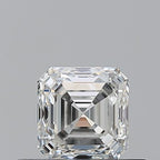 Diamante Naturale Taglio Asscher 0.5ct EX/EX H VVS1 - GIA - 4.27x4.15x2.93mm