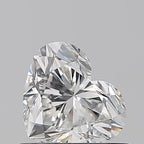 Diamante Naturale Taglio Cuore 0.6ct VG/EX G VVS1 - GIA - 4.96x5.83x3.49mm