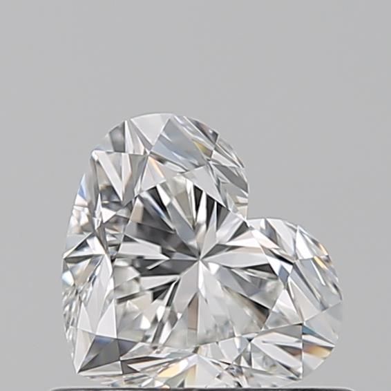 Diamante Naturale Taglio Cuore 0.6ct VG/EX G VVS1 - GIA - 4.96x5.83x3.49mm