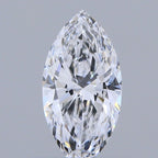 Diamante Naturale Taglio Marquise 0.5ct VG/EX D VS1 - GIA - 8.17x4.09x2.58mm