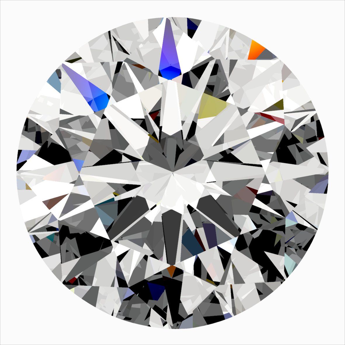 Diamante Naturale Taglio Brillante 0.3ct 3EX I VVS1 - IGI - 4.31x4.34x2.66mm
