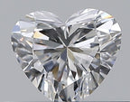 Diamante Naturale Taglio Cuore 0.37ct VG/EX D VVS2 - GIA - 4.53x5.04x2.8mm
