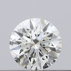 Diamante Naturale Taglio Brillante 0.15ct 3EX J VVS1 - GIA - 3.4x3.42x2.14mm