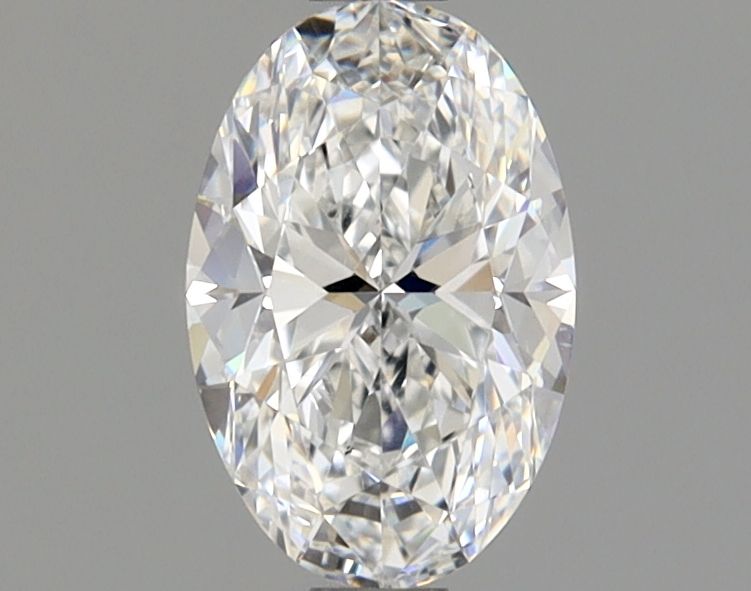 Diamante Naturale Taglio Ovale 1.01ct EX/EX F VS2 - GIA - 8.1x5.36x3.48mm