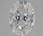 Diamante Naturale Taglio Ovale 1.2ct VG/EX F VS2 - GIA - 8.08x5.77x3.75mm