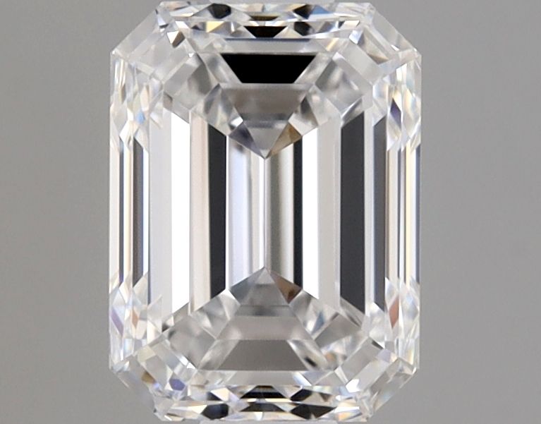 Diamante Naturale Taglio Smeraldo 1ct VG/EX E VVS2 - GIA - 6.32x4.68x3.39mm