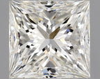 Diamante Naturale Taglio Princess 1.5ct VG/VG I VVS1 - GIA - 6.42x6.16x4.65mm