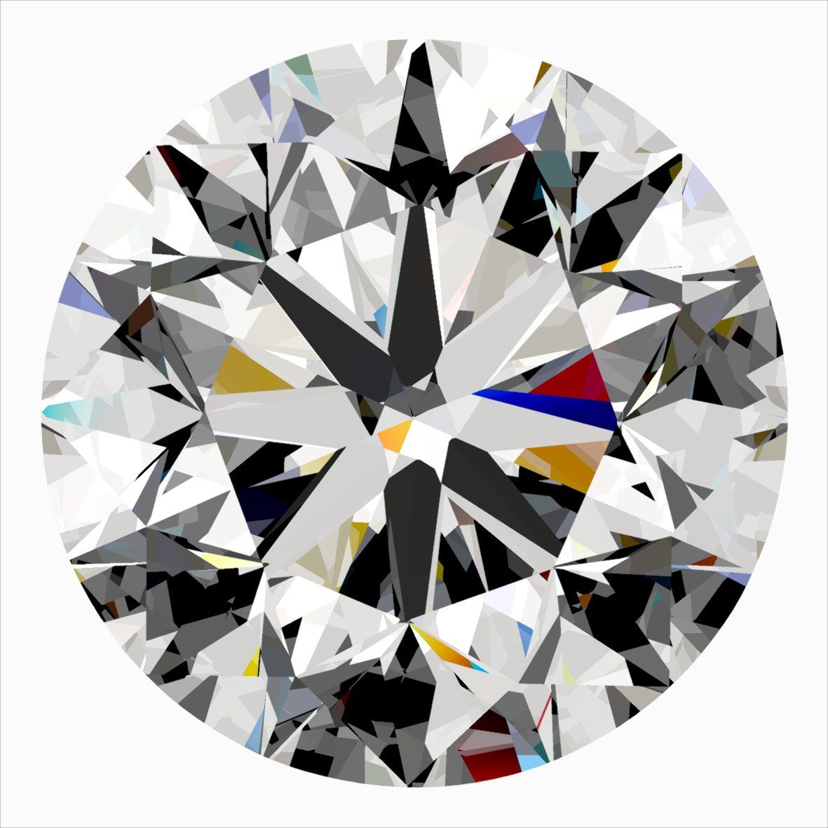 Diamante Naturale Taglio Brillante 0.4ct VG/EX/EX H VVS2 - IGI - 4.57x4.6x2.96mm