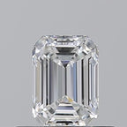 Diamante Naturale Taglio Smeraldo 0.51ct VG/EX E VVS1 - GIA - 5.36x3.83x2.55mm