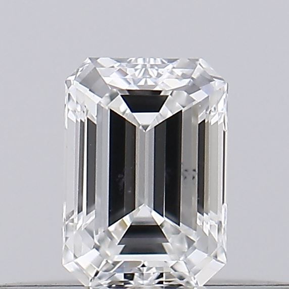 Diamante Naturale Taglio Smeraldo 0.18ct G/VG F VVS1 - GIA - 3.8x2.69x1.93mm