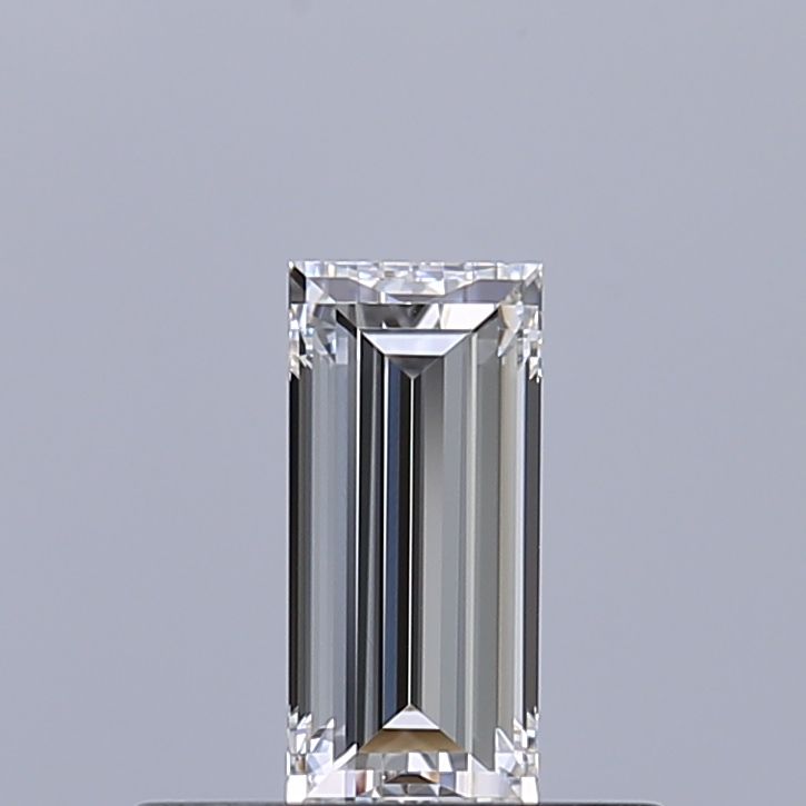 Diamante Naturale Taglio Baguette 0.32ct EX/EX E VVS1 - GIA - 5.97x2.73x1.87mm