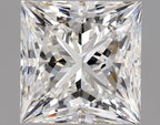Diamante Naturale Taglio Princess 1.3ct VG/EX G VVS1 - GIA - 5.87x5.77x4.34mm