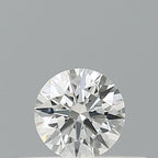 Diamante Naturale Taglio Brillante 0.19ct 3EX F VS2 - GIA - 3.71x3.73x2.27mm