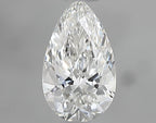 Diamante Naturale Taglio Goccia 0.34ct EX/EX F IF - GIA - 6.32x3.74x2.43mm