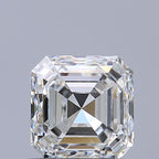 Diamante Naturale Taglio Asscher 0.9ct VG/EX E VVS1 - GIA - 5.18x5.08x3.51mm