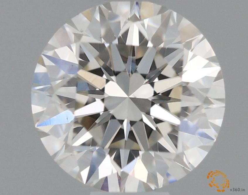 Diamante Naturale Taglio Brillante 0.5ct 3EX H VS1 - IGI - 5.02x5.07x3.17mm