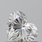 Diamante Naturale Taglio Cuore 0.7ct VG/EX H IF - GIA - 5.38x6.28x3.7mm