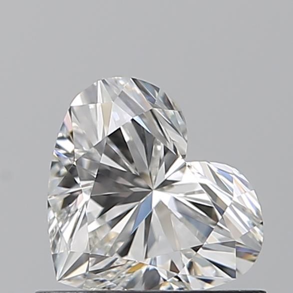 Diamante Naturale Taglio Cuore 0.7ct VG/EX H IF - GIA - 5.38x6.28x3.7mm