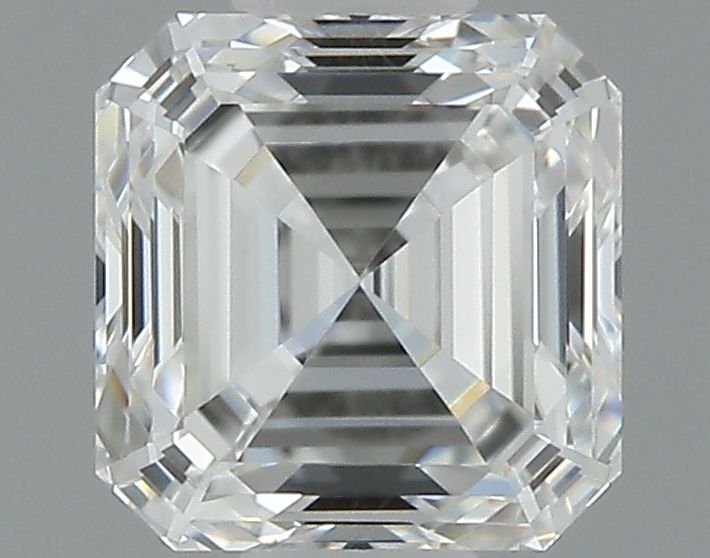 Diamante Naturale Taglio Asscher 0.5ct EX/EX H VVS1 - GIA - 4.34x4.27x2.9mm