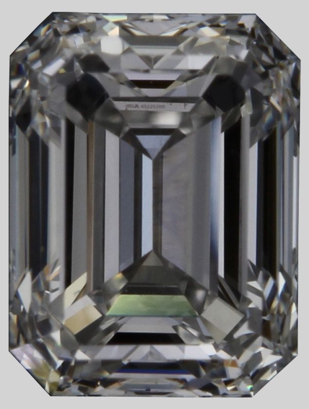 Diamante Naturale Taglio Smeraldo 0.52ct VG/EX E IF - GIA - 5.14x3.89x2.68mm