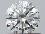 Diamante Naturale Taglio Brillante 0.5ct 3EX G VVS2 - IGI - 5.06x5.09x3.11mm
