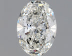 Diamante Naturale Taglio Ovale 0.5ct VG/VG H VS2 - GIA - 6.4x4.41x2.72mm