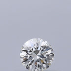 Diamante Naturale Taglio Brillante 0.19ct 3EX G VVS2 - IGI - 3.72x3.74x2.28mm