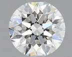 Diamante Naturale Taglio Brillante 0.5ct VG/VG/EX I VVS1 - GIA - 5.0x4.93x3.19mm