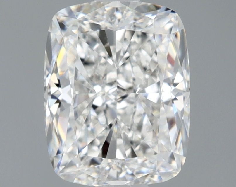 Diamante Taglio Cushion Brillante 1.01ct EX/EX F VVS1 - GIA - 6.52x5.1x3.49mm