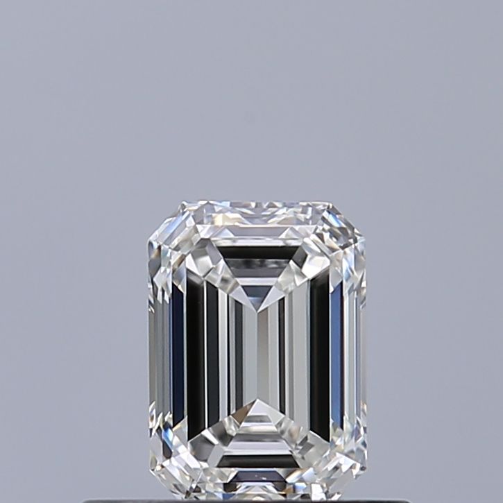 Diamante Naturale Taglio Smeraldo 0.51ct VG/VG F IF - GIA - 5.27x3.77x2.56mm