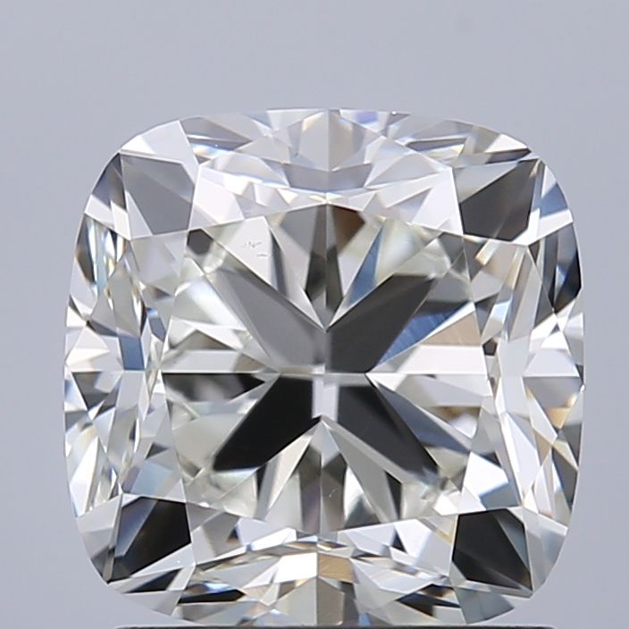 Diamante Taglio Cushion Brillante 1.7ct EX/EX J VS2 - GIA - 6.67x6.6x4.72mm