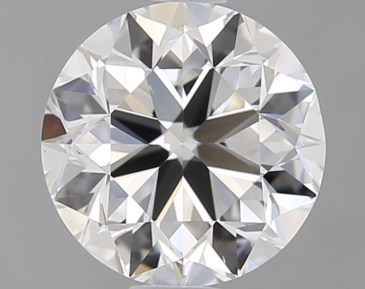 Diamante Naturale Taglio Brillante 1ct VG/VG/EX F VS2 - GIA - 6.17x6.25x4.01mm