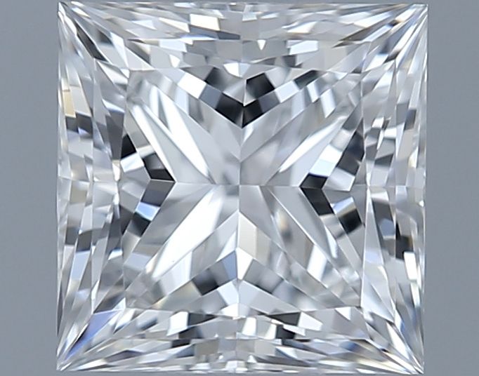 Diamante Naturale Taglio Princess 0.8ct VG/EX F VVS2 - GIA - 5.01x4.99x3.64mm
